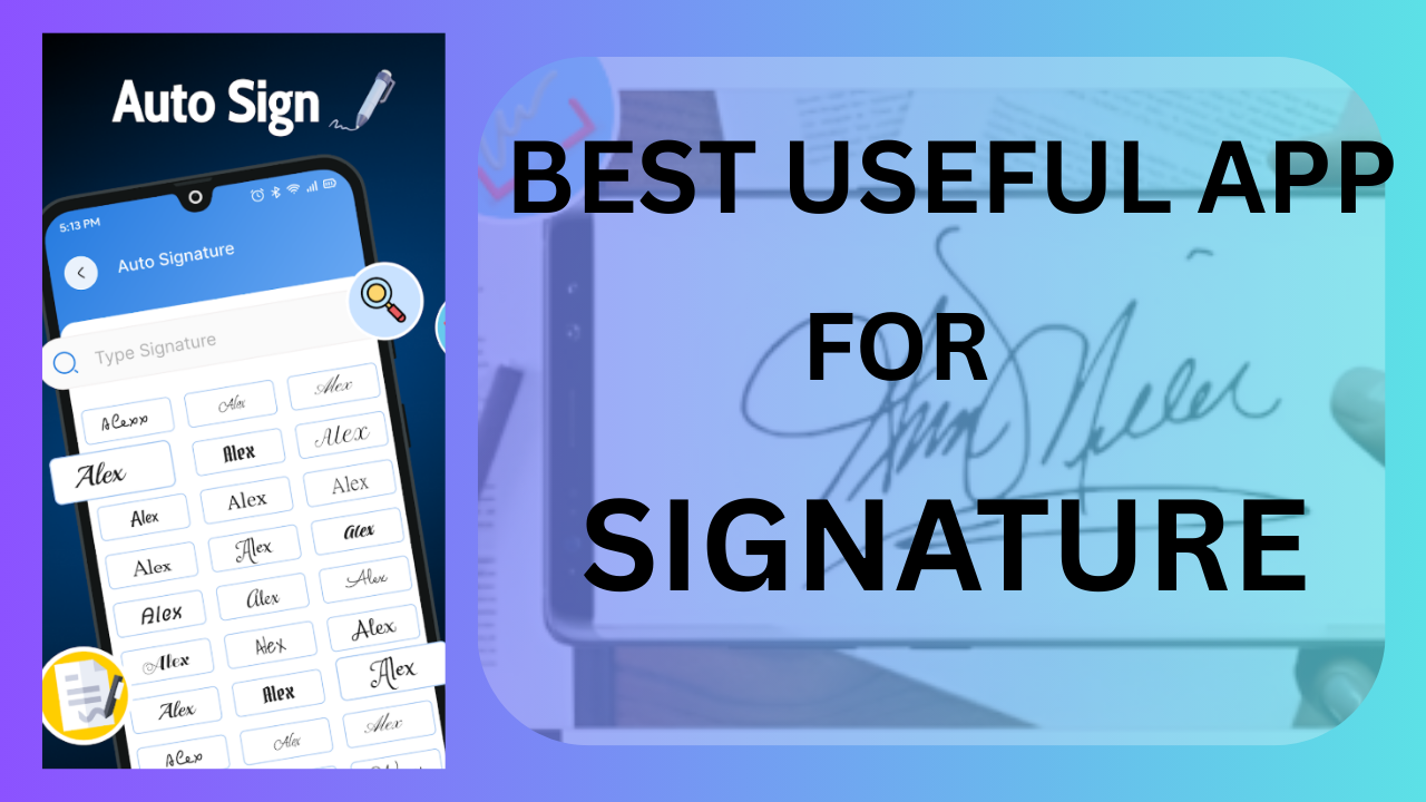 Signature App
