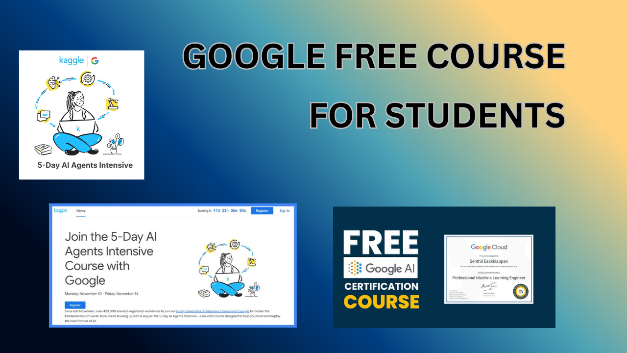 GOOGLE FREE COURSE FOR STUDENTS
