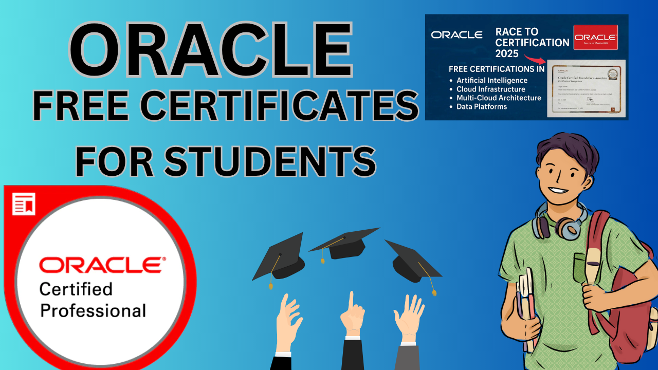 Free certification on OCI, AI, multicloud, and data services